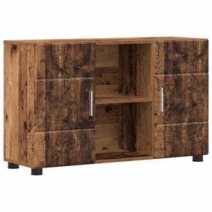 vidaXL K&otilde;ide riiuliga FLORIN Vana puit 88,5 x 30,5 x 55,5 cm Tehispuit