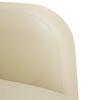 vidaXL istme diivan, kreemjas, 110 cm, kunstnahk