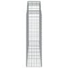 vidaXL kaarekujulised gabioonkorvid 12 tk, 200x50x140/160 cm, raud
