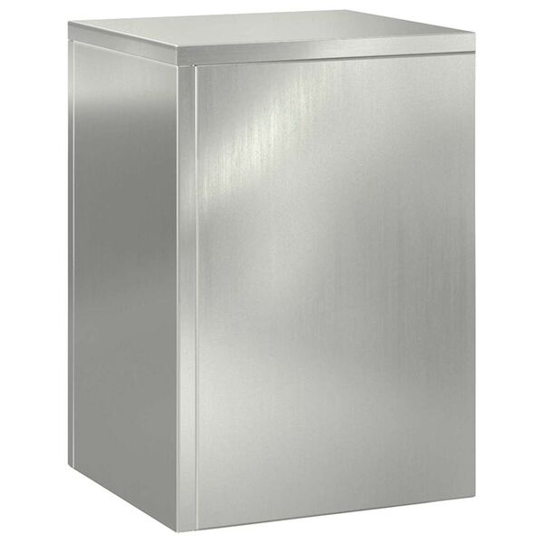 vidaXL Taimede alus 3 pcs Hõbedane Tsingitud teras