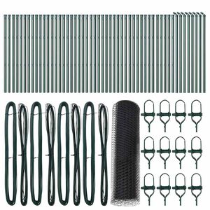 vidaXL Aiapost Hall 100 x 0,6 m (25 mm v&otilde;rgu) Terased ja PVC