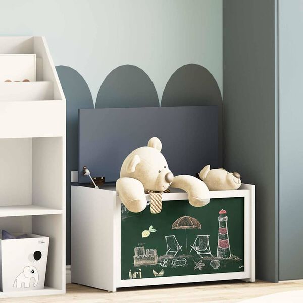 vidaXL Karp hoiustamiseks ja kriiditahvli esipaneeliga ROROS Tehispuit