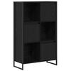 vidaXL Raamaturiiul Must tamm 68 x 30 x 108.5 cm Tehispuit