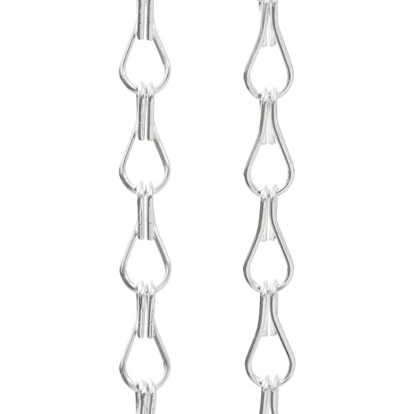 vidaXL kettidest putukav&otilde;rk uksele, 90x212 cm, alumiinium