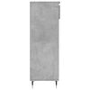 vidaXL kingakapp, betoonhall, 40x36x105 cm, tehispuit