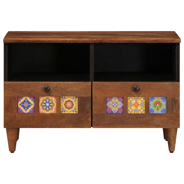 vidaXL Kohvilaud sahtliga Pruun 80 x 54 x 40 cm Tugev mango puu