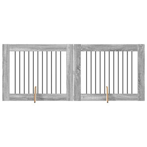 vidaXL Koerav&auml;rav koos aluspuudega 2 pcs Hall Sonoma 100 x 80 cm