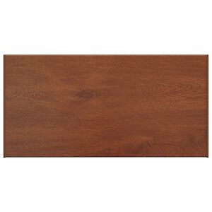 vidaXL Akna aluskate Pruun puit 80 x 45 x 4,5 cm PVC