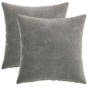vidaXL Diivanipadi 2 tk HEERLEN Tumehall 35 x 35 cm &Scaron;en&uuml;&uuml;lfabric
