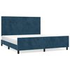 vidaXL Voodiraam ilma Madratsita Tumesinine 160x200 cm samet