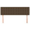 vidaXL voodipeatsid, tumepruun, 144x5x78/88 cm, kangas