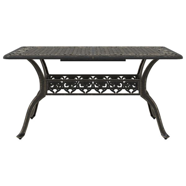 vidaXL 5-osaline aia s&ouml;&ouml;gim&ouml;&ouml;bli komplekt, pronks, valualumiinium