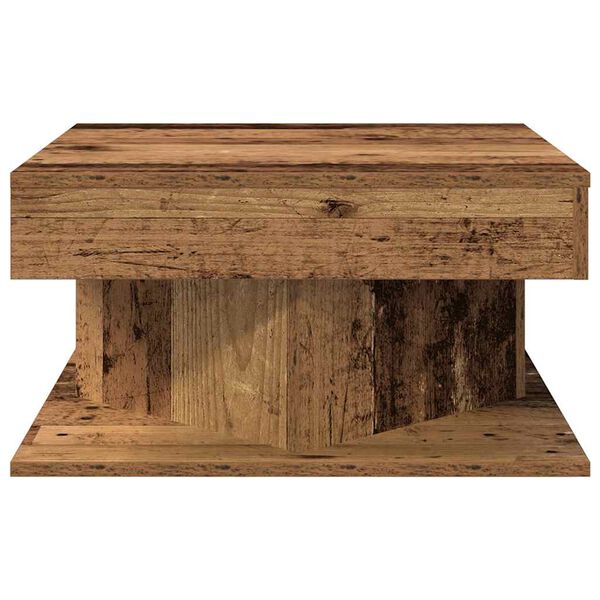 vidaXL diivanilaud Old Wood 55x55x30 cm Engineered Wood