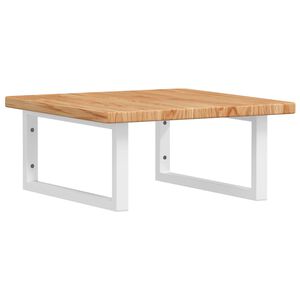 vidaXL seinale kinnitatav valamuriiul, teras ja tammepuit