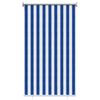 vidaXL V&auml;lisruloo 90% UV blokeering Sinine ja Valge Triip 60 x 230 cm
