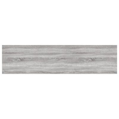 vidaXL seinariiulid 4 tk, hall Sonoma tamm, 80x20x1,5 cm, tehispuit