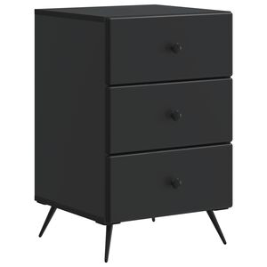 vidaXL &Ouml;&ouml;lambi kapp sahtliga Must 43 x 41 x 66,5 cm Tehispuit