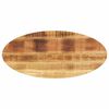 vidaXL ovaalne lauaplaat, 110x40x3,8 cm, mangopuit