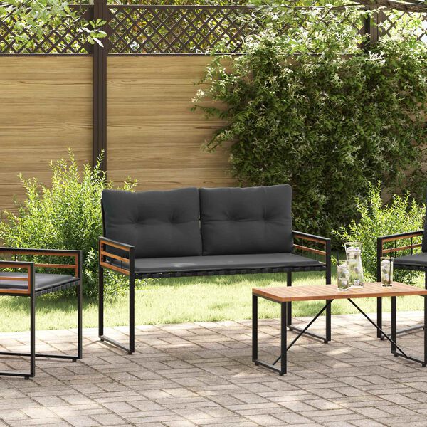 vidaXL Puitkiht Pink padjaga &Uuml;ksv&auml;rviline H&auml;marhall 114 x 55 x 77 cm