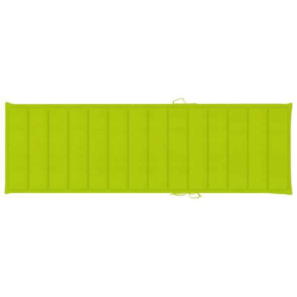 vidaXL päevitustool istmepadjaga, akaatsiapuit