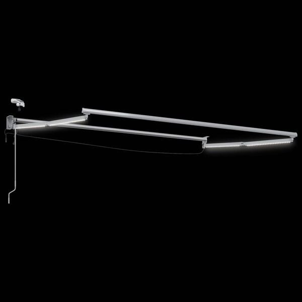 vidaXL Elektriline L&uuml;kandvarikatus Helehall 3 x 2,5 m