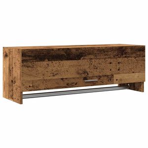 vidaXL Riidekapp Old Wood 100x32,5x35 cm Engineered Wood