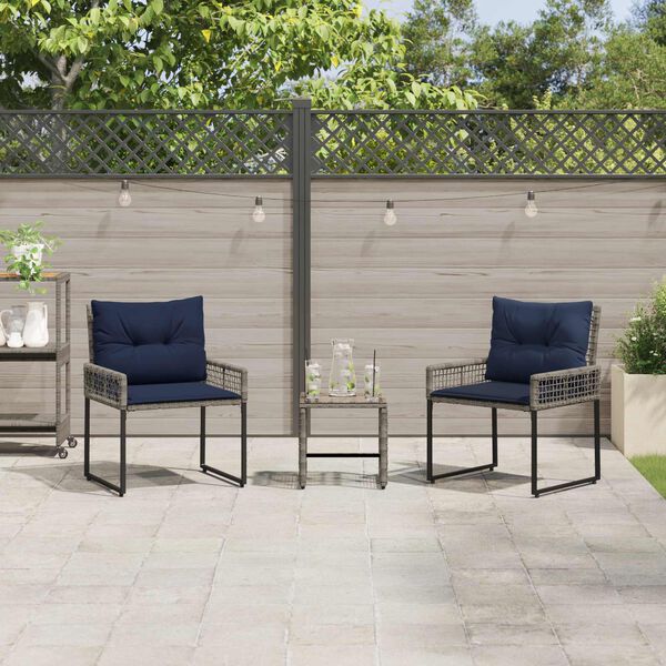 vidaXL V&auml;lis m&ouml;&ouml;bli komplekt padjaga teras