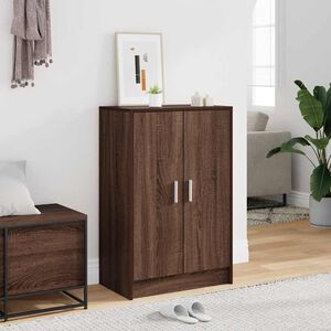 vidaXL jalatsikapp, pruun tamm, 60x35x92 cm, tehispuit