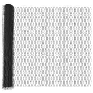 vidaXL V&auml;likolmnurkne aed koos postiga 25 x 1,4 m PVC-kaetud teras