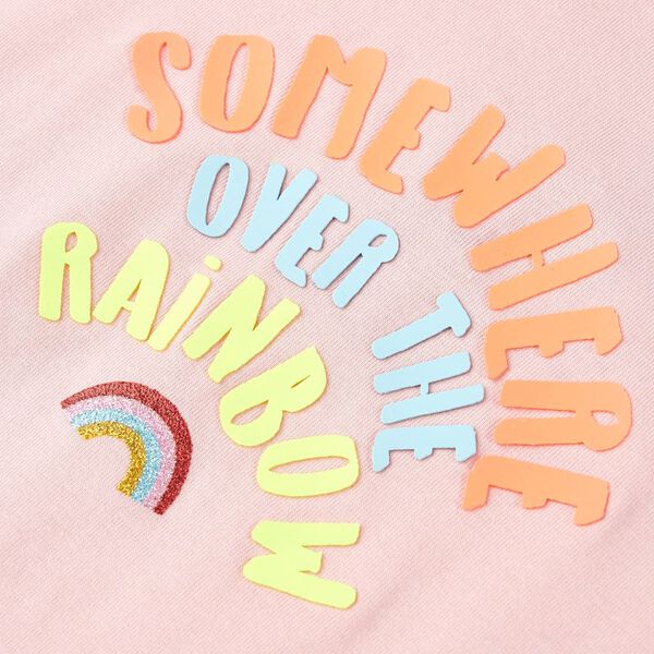 Laste T-s&auml;rk, heleroosa, 116