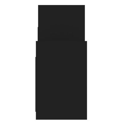 vidaXL kummut, must, 60 x 26 x 60 cm, puitlaastplaat