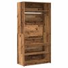 vidaXL garderoob vana puit 100 x 50 x 200 cm tehispuit