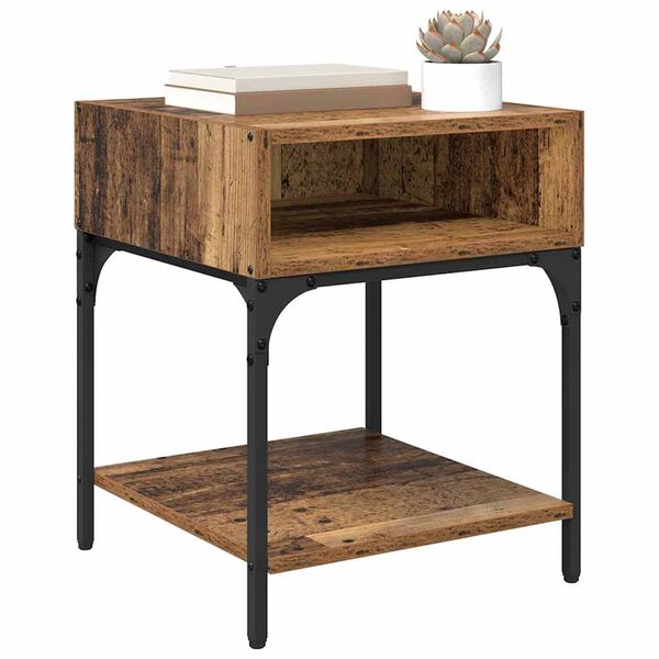 vidaXL &Ouml;&ouml;kapp Vana puit 40 x 40 x 50 cm Tehispuit