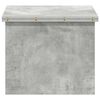 vidaXL Kohvilaud Betoonhall 55 x 54,5 x 45 cm Tehispuit