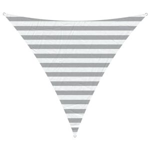 vidaXL V&auml;lil p&auml;ikesetelgi sail Helehall ja valge 2 x 2 x 2 m