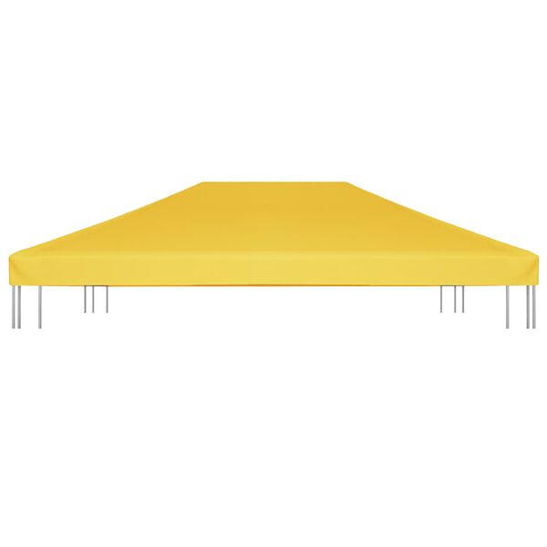 vidaXL varjualuse katus 270 g/m² 4 x 3 m, kollane