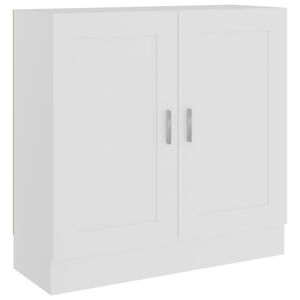 vidaXL raamaturiiul valge 82,5 x 30,5 x 80 cm tehispuit