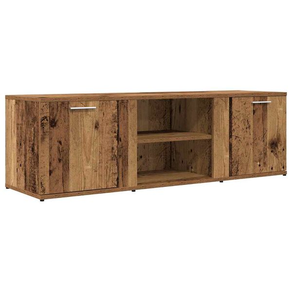 vidaXL telerikapp Old Wood 120x34x37 cm Engineered Wood