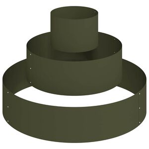 vidaXL Aia istutuspot K&uuml;pset roheline 90 x 90 x 20 cm