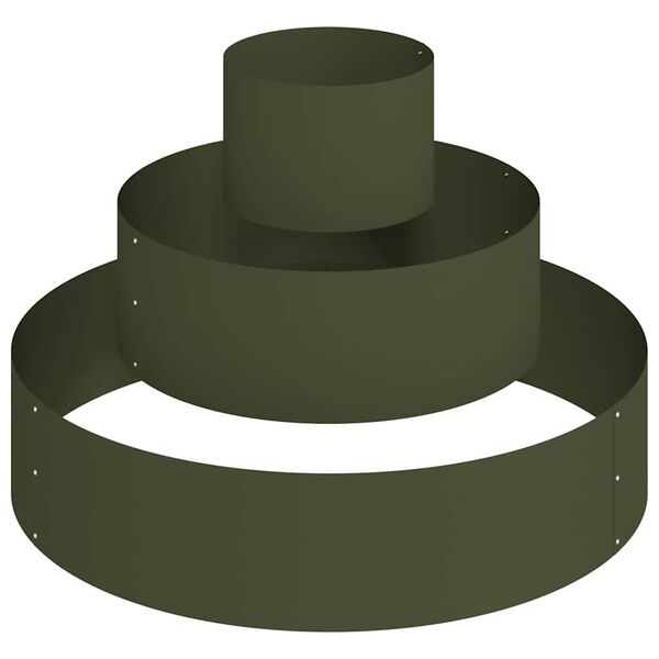 vidaXL Aia istutuspot Küpset roheline 90 x 90 x 20 cm