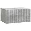 vidaXL Rippuv TV kapp Betoonhall 59,5 x 41 x 30 cm Tehispuit