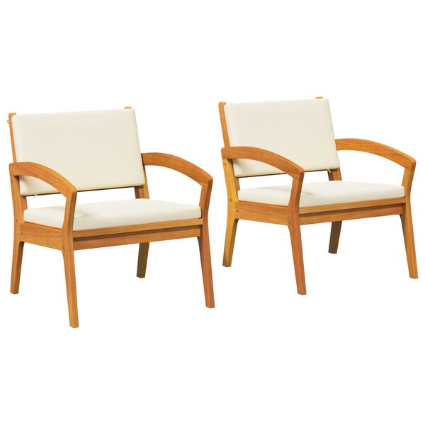 vidaXL Aia tool 2 pcs Pruun Akaatsiapuit