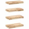 vidaXL ujuvad riiulid 4 tk 60 x 20 x 4 cm t&ouml;&ouml;tlemata t&auml;ispuidust akaatsia
