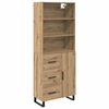 vidaXL K&otilde;rgushein 2 pcs K&auml;sit&ouml;&ouml;puu 69,5 x 34 x 180 cm Tehispuit