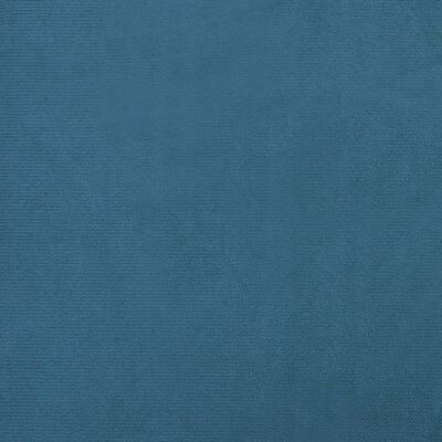vidaXL päevavoodi, sinine, 90 x 53 x 30 cm, samet