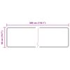 vidaXL Vaip R&auml;tikutoru MARSA Antratsiit 300 x 50 cm Pol&uuml;ester ja PVC