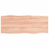 vidaXL lauaplaat, helepruun 100x40x2 cm, t&ouml;&ouml;deldud tammepuit
