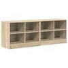 vidaXL Voodikapp riiuliga 2 pcs Sonoma tamm 66 x 33 x 48 cm Tehispuit