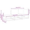 vidaXL 3-osaline aiadiivanikomplekt patjadega, puit, akaatsia ja rotang
