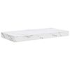 vidaXL Seinariiul Seinale kinnitav Valge Marmor 50 x 23,5 x 3,8 cm